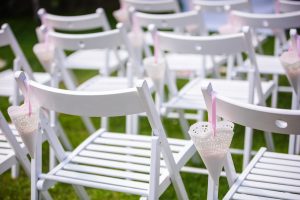 Chairs for wedding ceremony